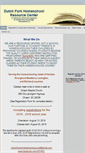 Mobile Screenshot of dutchforkhomeschoolresourcecenter.com